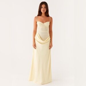 Peppermayo Exclusive - Romy Maxi Dress - Yellow size US 2 NEW